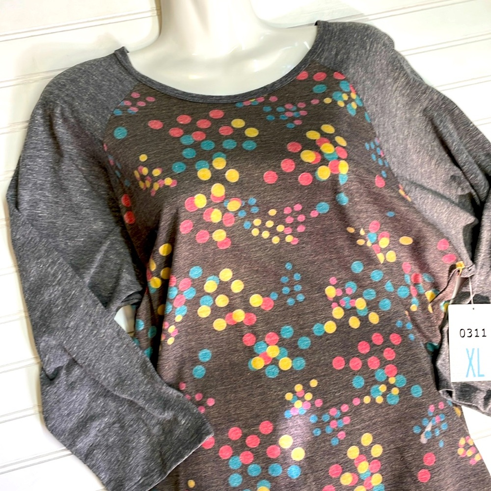LulaRoe Polka Dot Randy Top-#0311